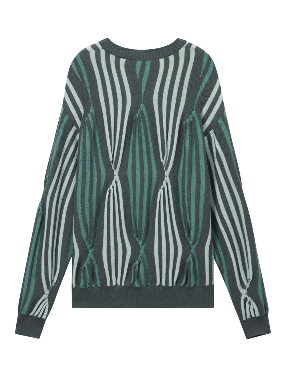 stripe-intarsia sweater - 6