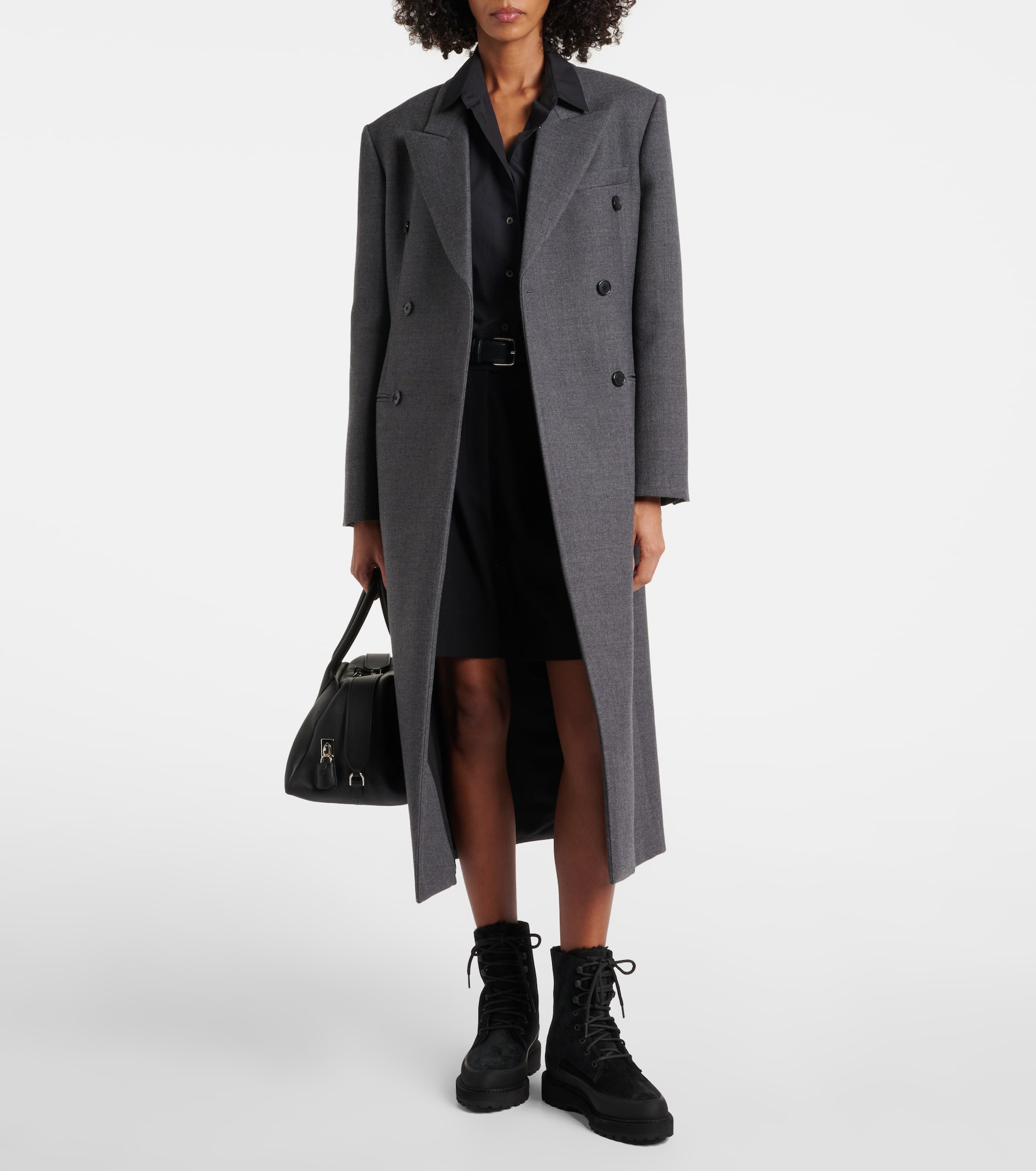 Dolomite shearling-trimmed suede ankle boots - 3