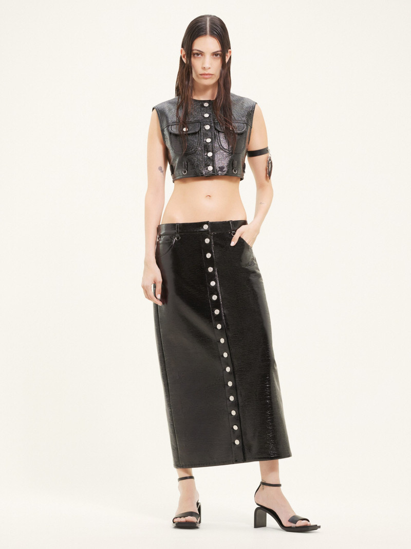 courrèges MULTIFLEX VINYL CROPPED VEST outlook