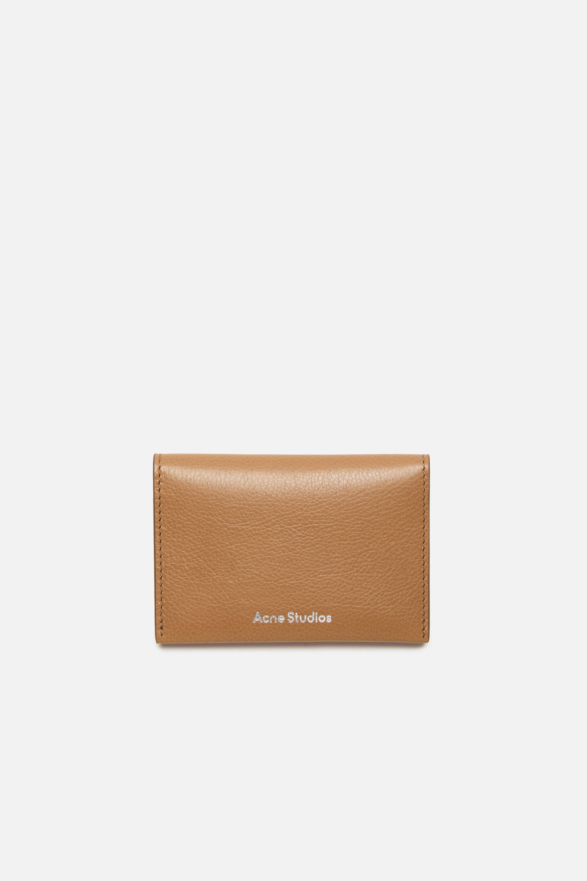 Folded card holder - Caramel brown - 1