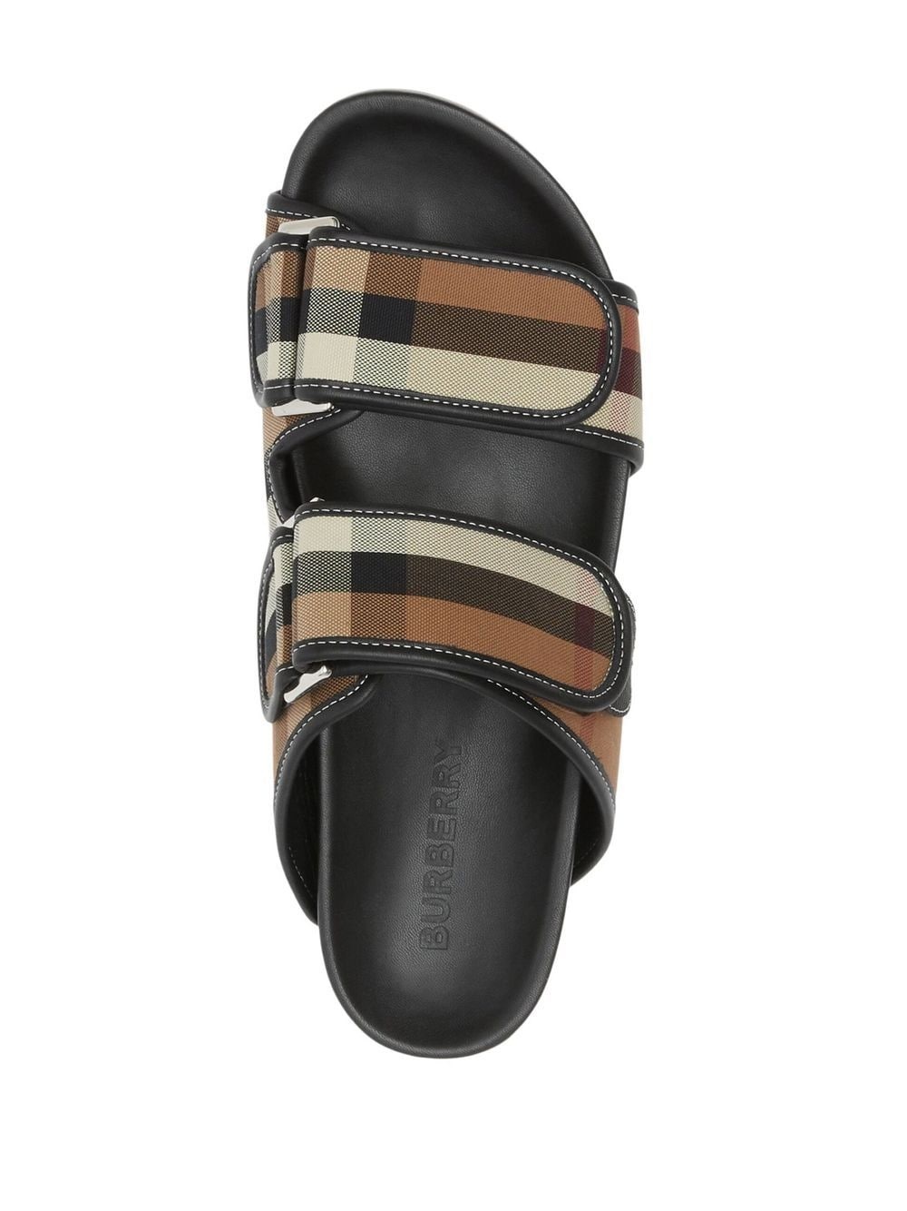 Thornham Check cotton sandals - 4