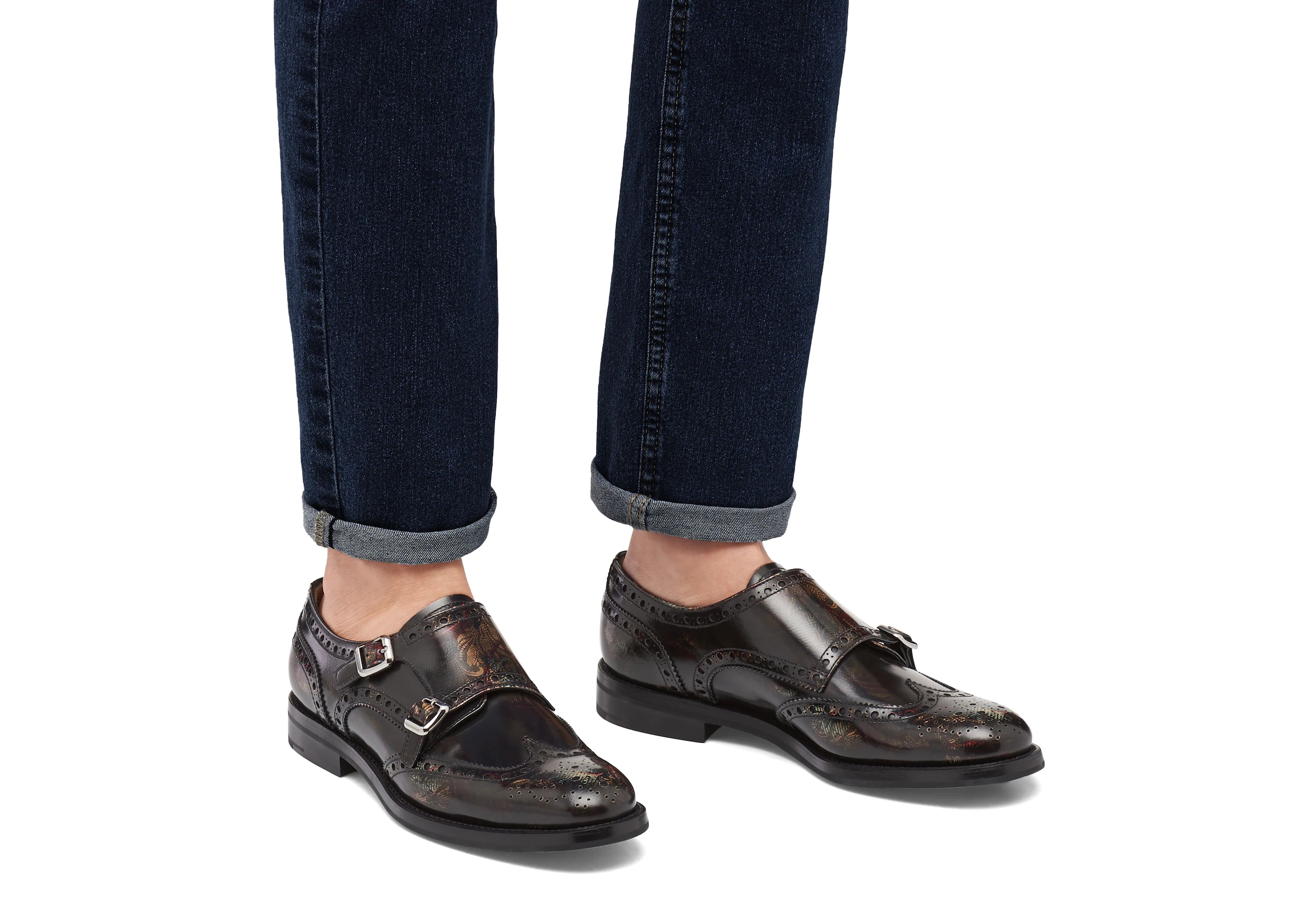 Lana r
Polished Fumè Monk Floral Grey - 5