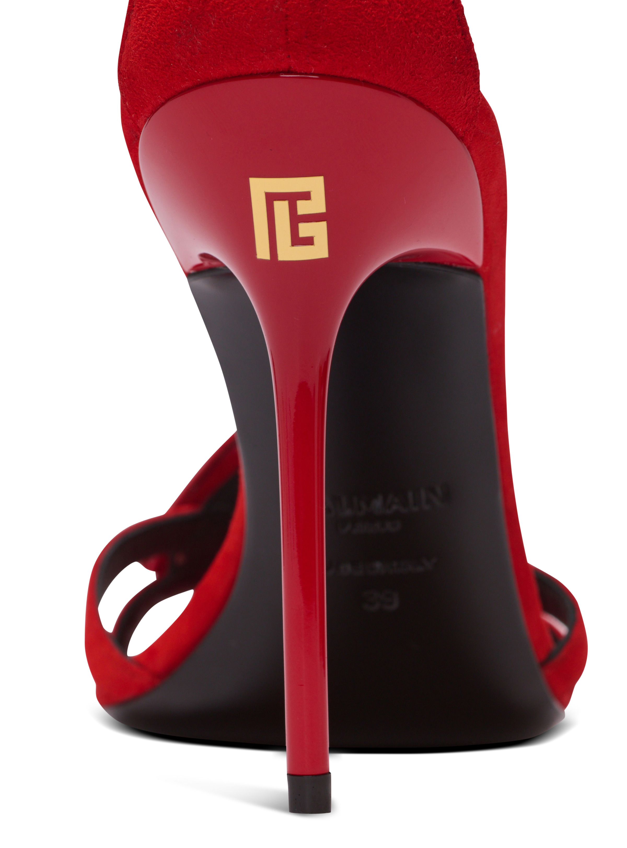 Suede Lips sandals - 7