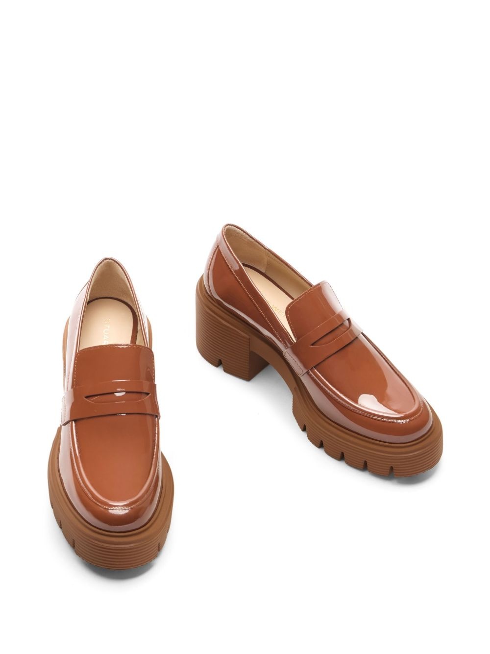 60mm leather loafers - 4