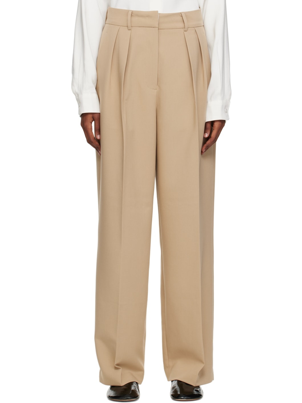 Beige Corrin Trousers - 1