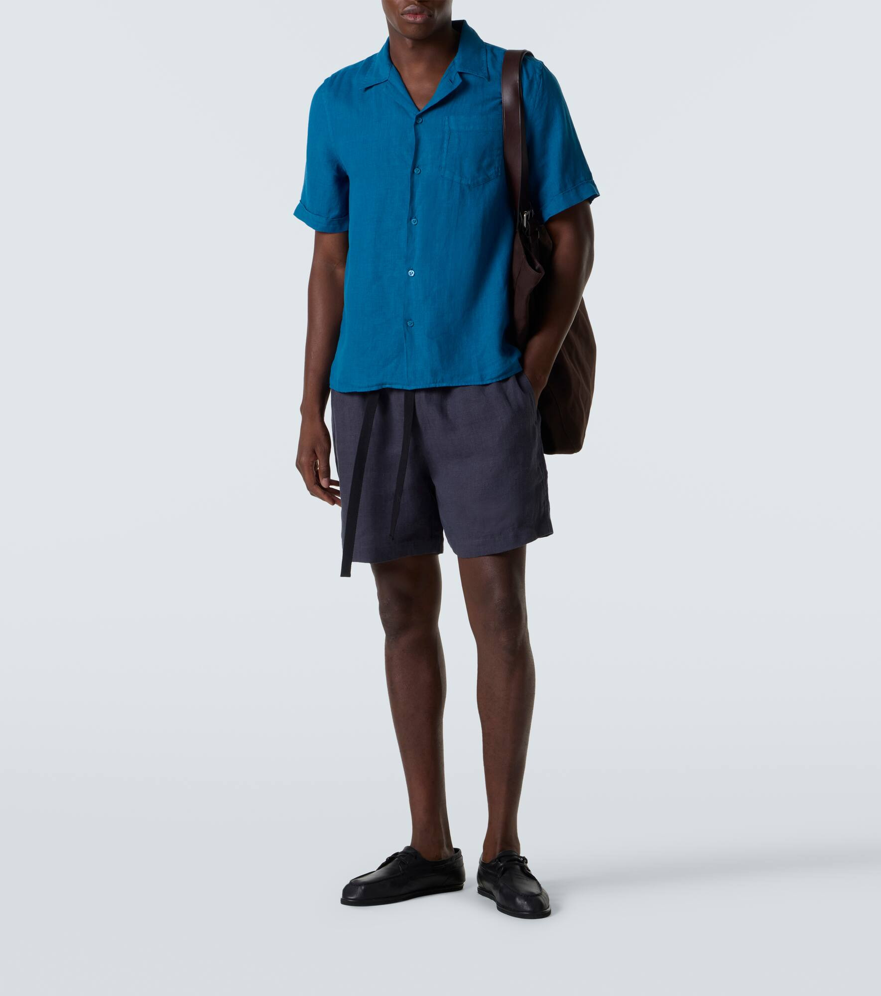 Charli linen bowling shirt - 2
