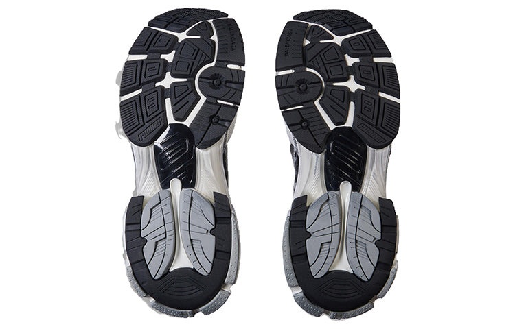 Balenciaga Runner Sneakers 'Grey White Black Nylon and Suede Like Fabric' 772774W3RNY9012 - 6
