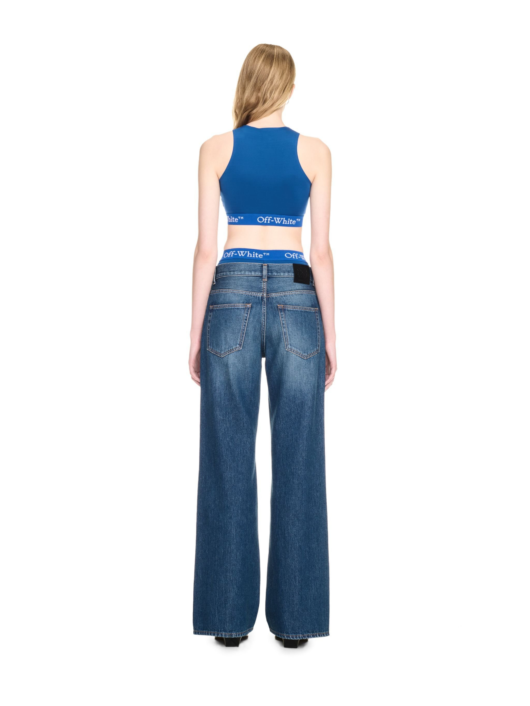 Cargo Wide Denim Pants - 4