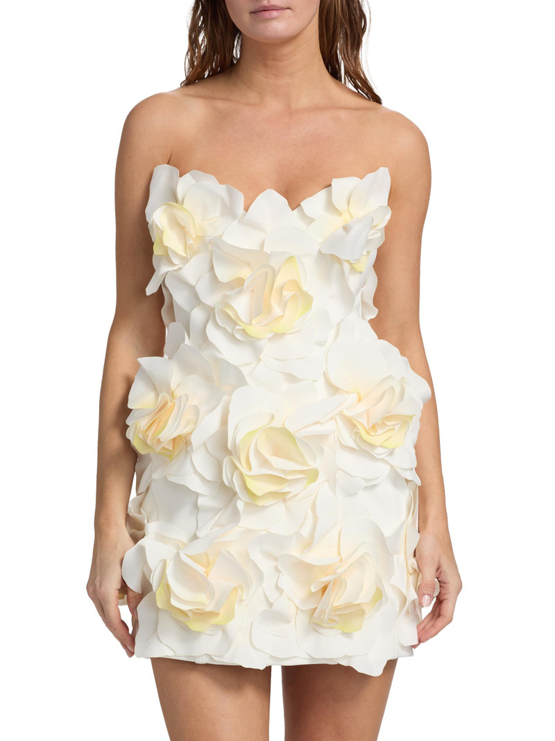 Women's Jackhill 3D Floral Minidress - Ivory 3