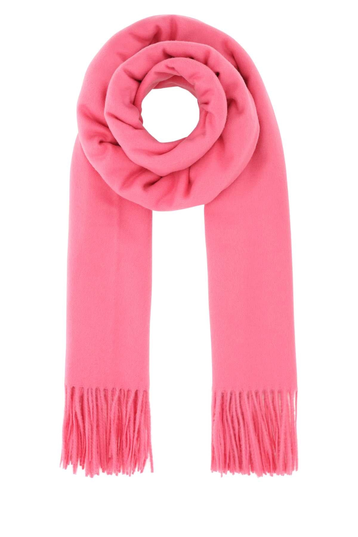 Alexander Mcqueen Women Pink Cashmere Blend Scarf - 1