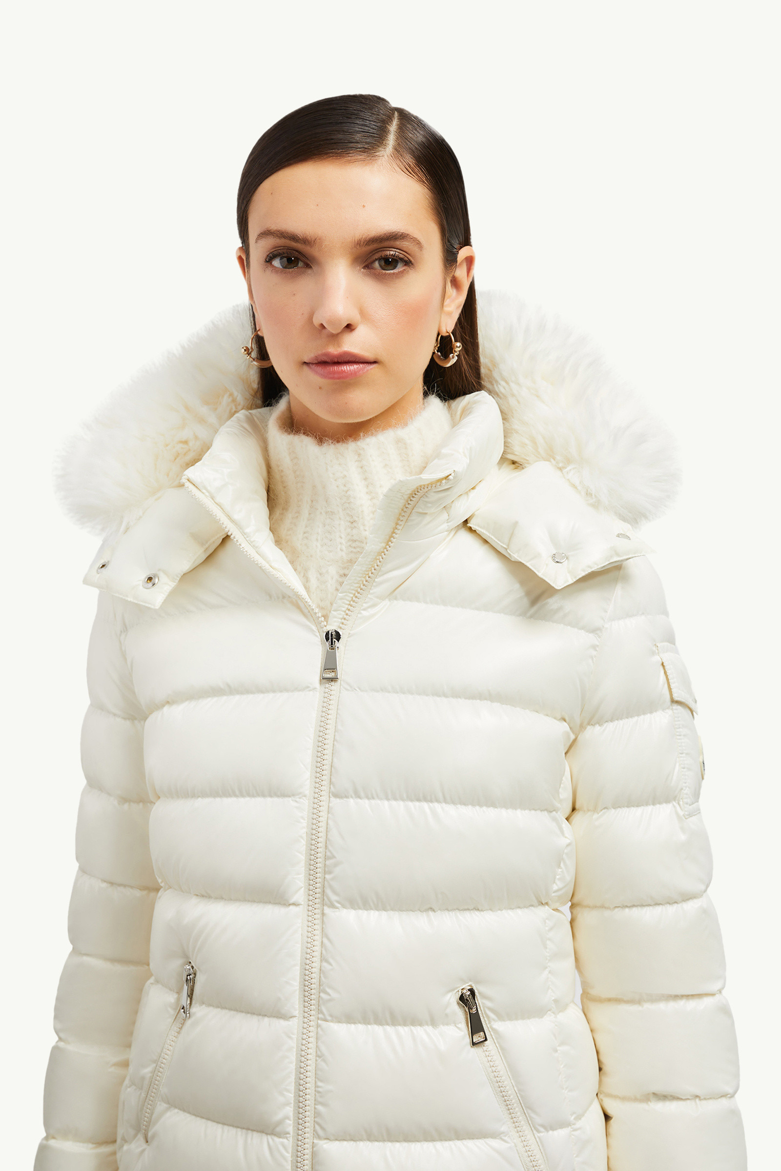 Badyf Faux Fur-Trimmed Hooded Short Down Jacket - 4