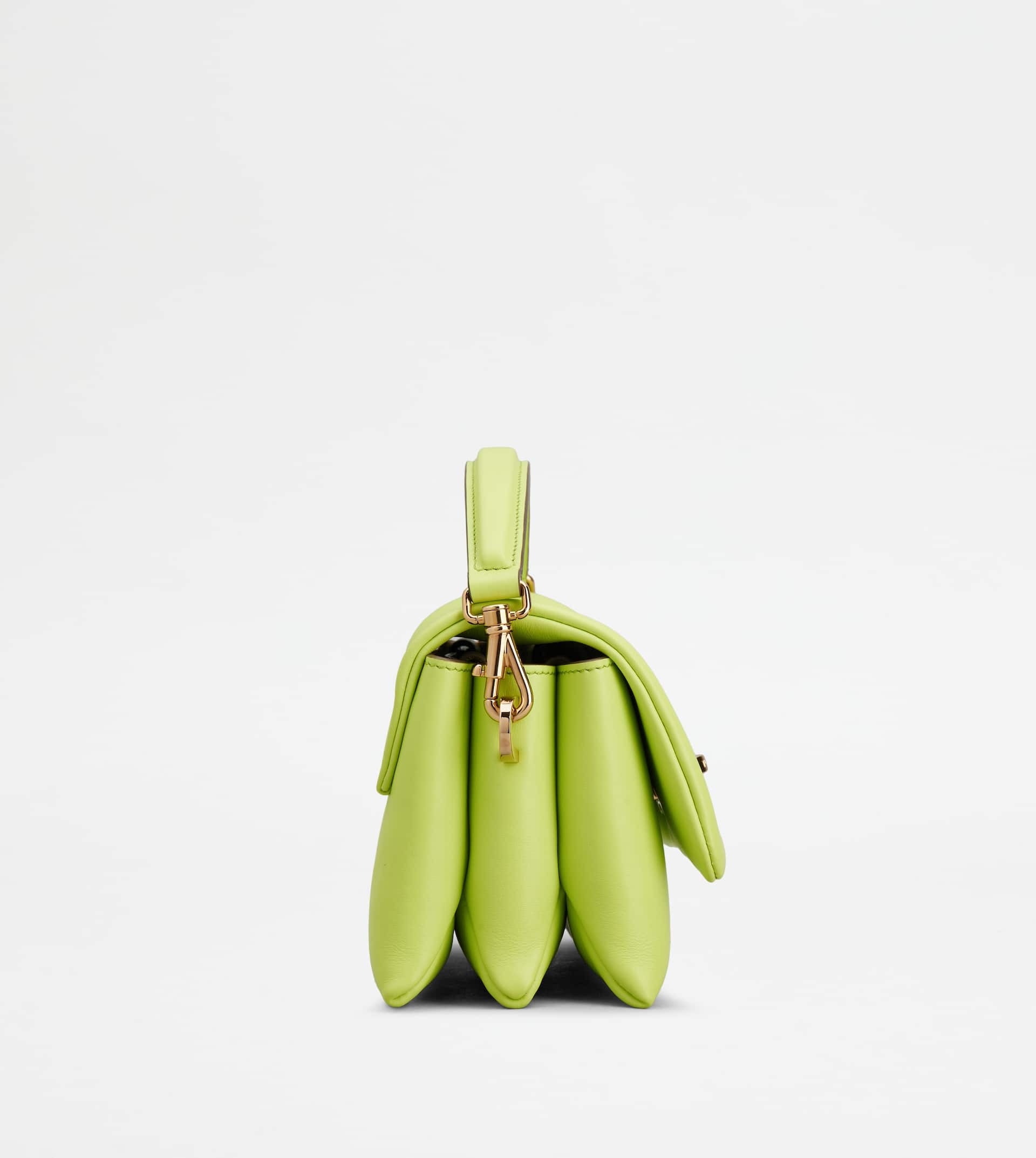 T TIMELESS FLAP BAG IN LEATHER MICRO - GREEN - 2