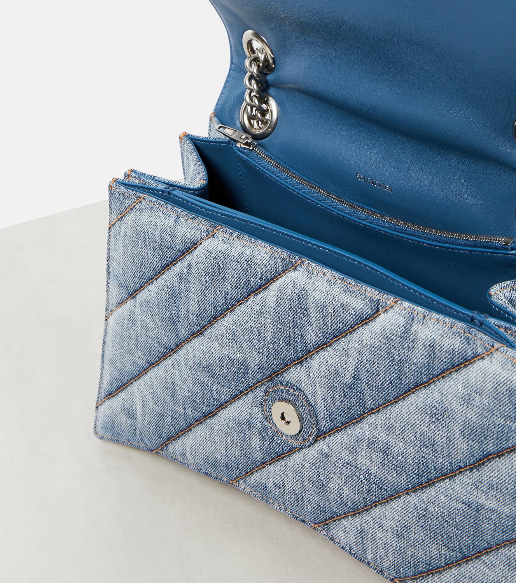 Crush Medium denim shoulder bag - 3
