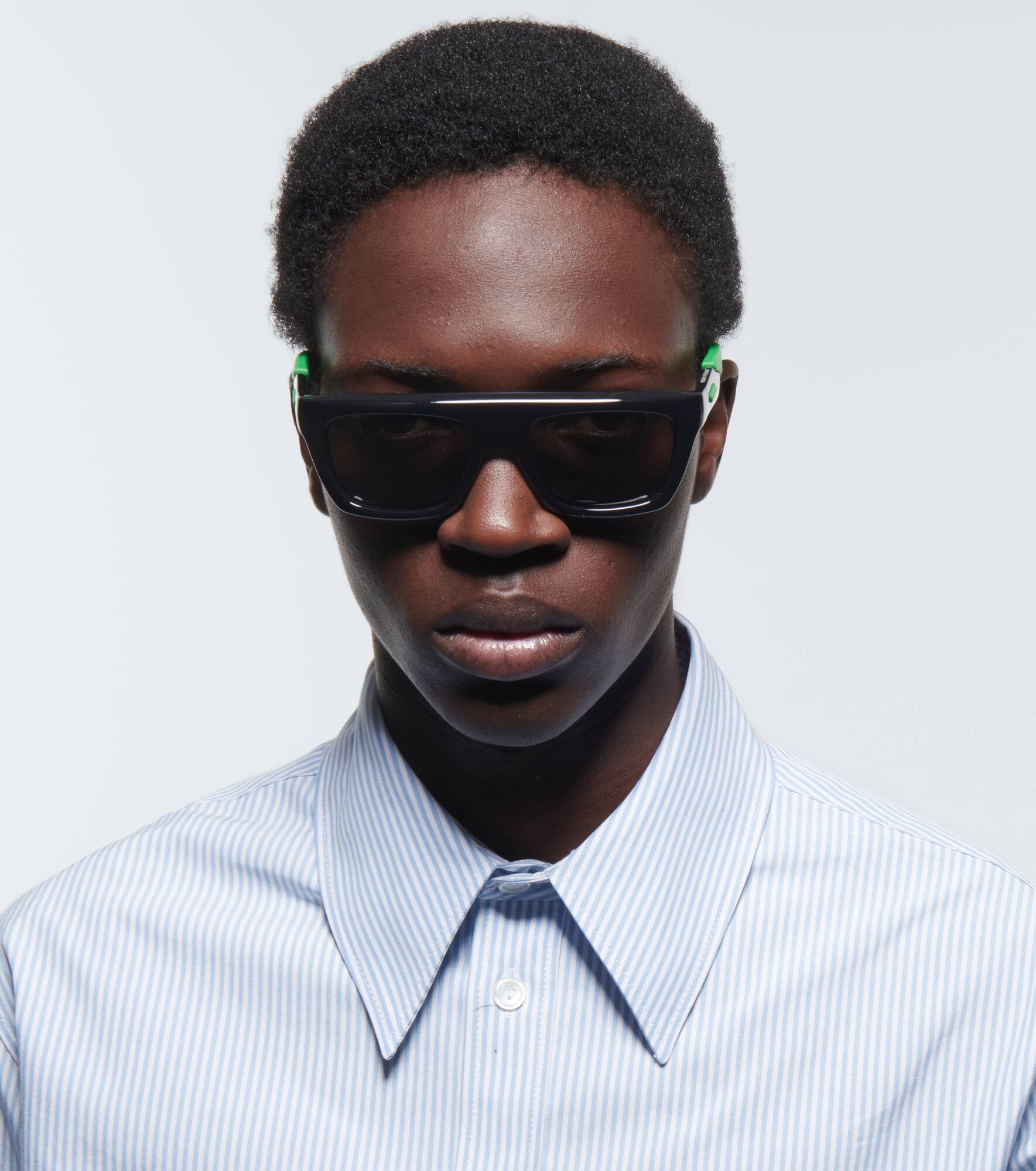 Rectangular acetate sunglasses - 3