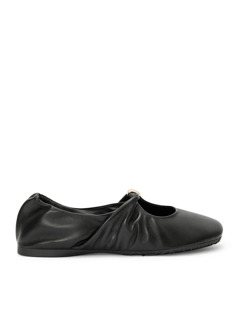 Loewe Women Pebble Ballerinas In Lambskin Nappa - 1