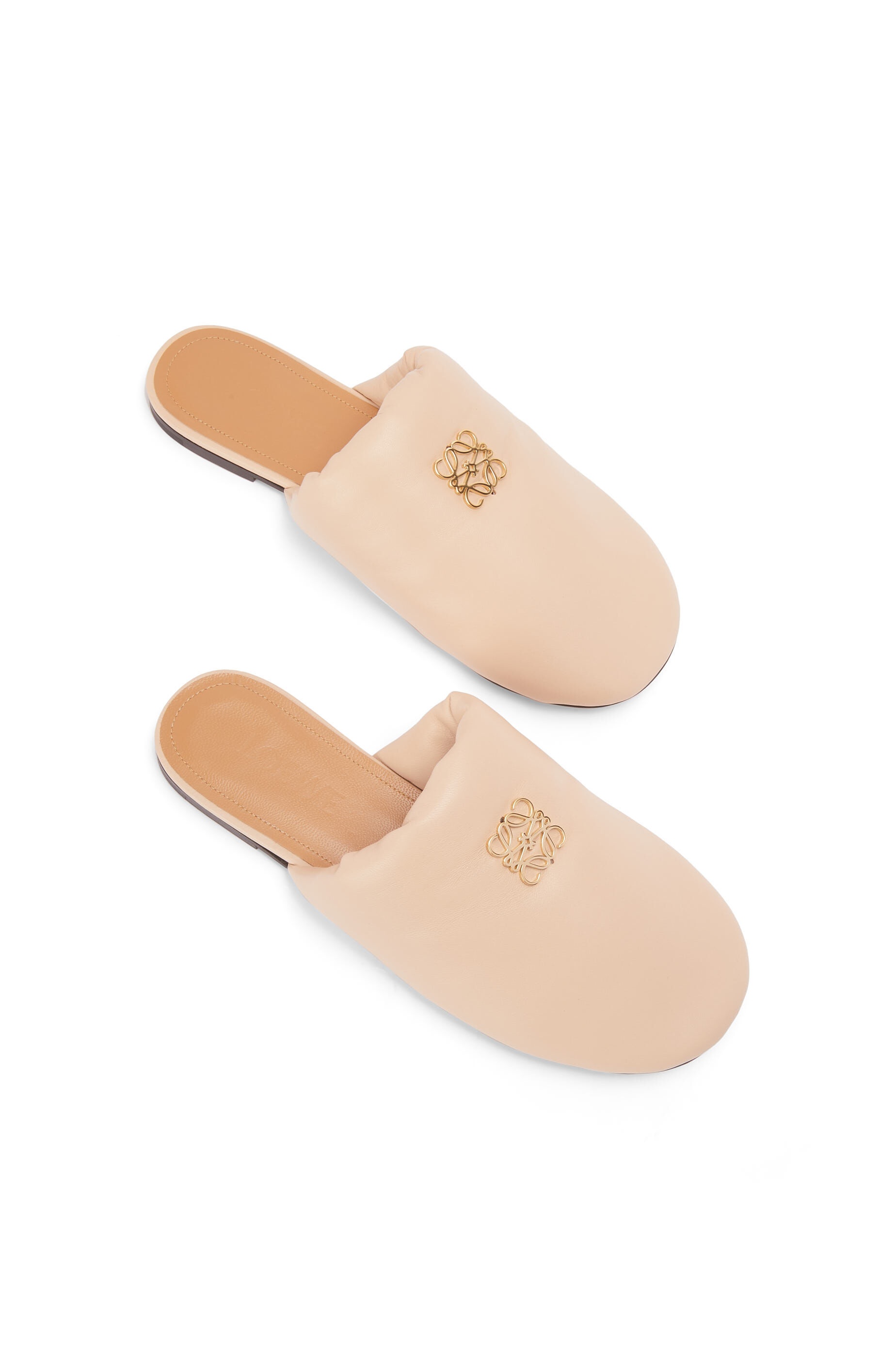Padded Anagram mule in lambskin - 3