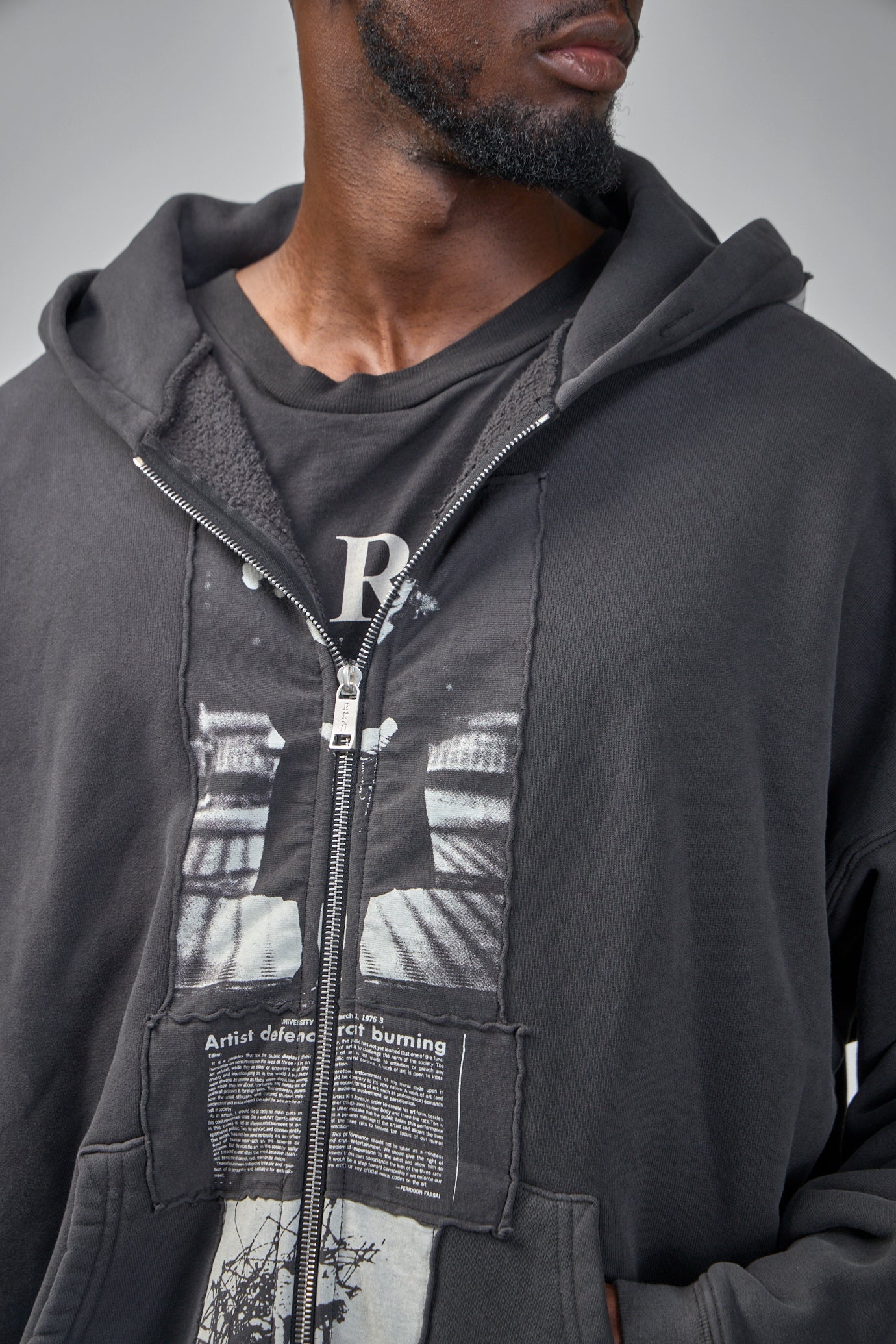 Artist Defends Baggy ''Assemblage'' Zip Hoodie - 5