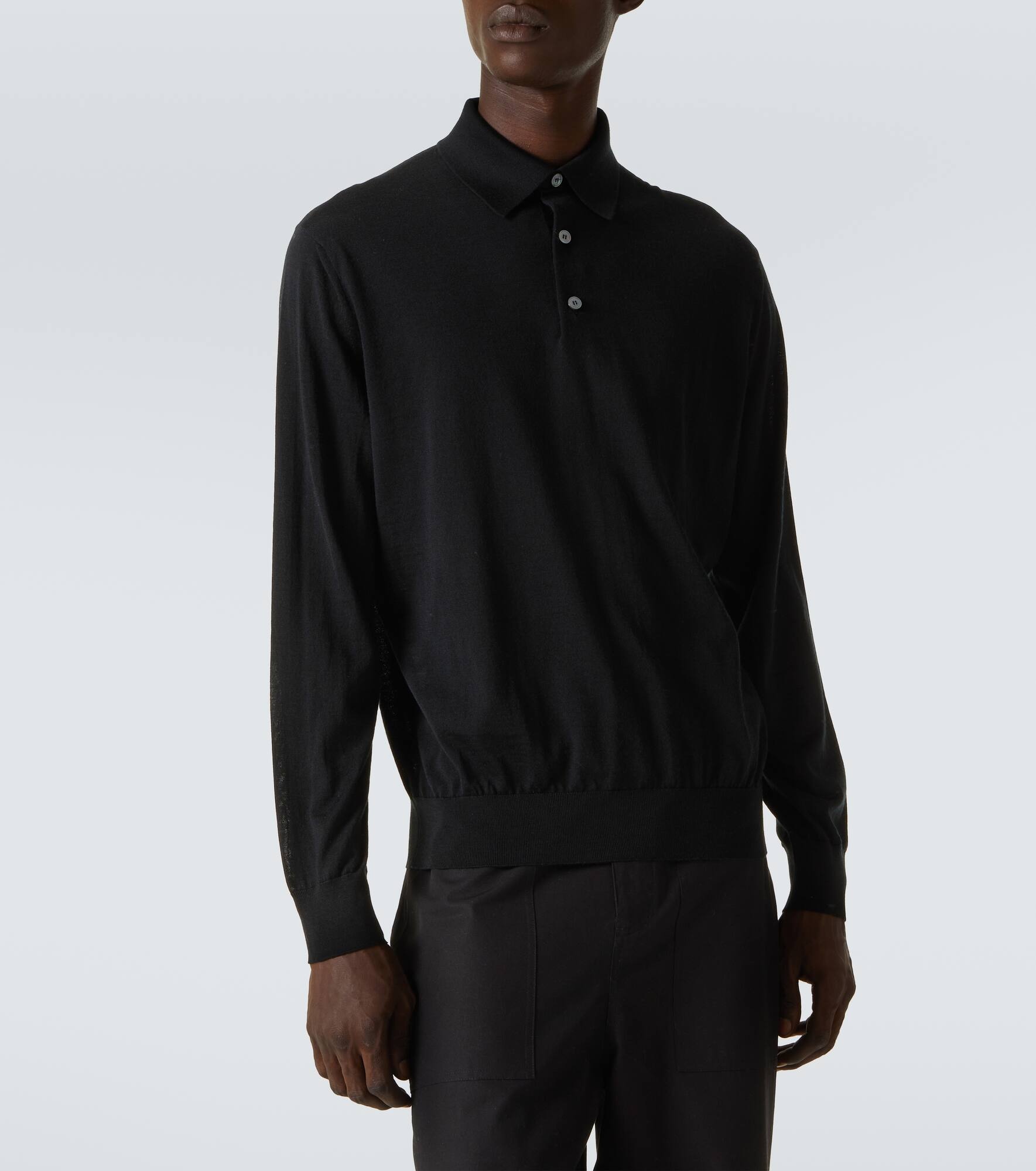Wool polo shirt - 3
