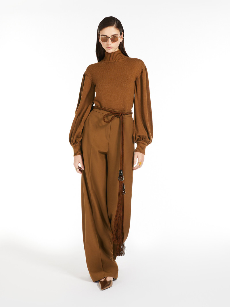 Max Mara ACUME Wide-sleeved wool jumper outlook
