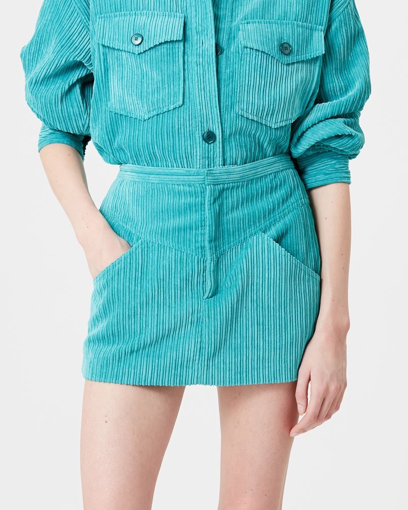 MELVA CORDUROY MINI SKIRT - 3
