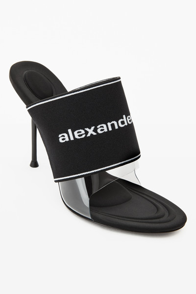 Alexander Wang SIENNA MULE IN LOGO ELASTIC PVC outlook