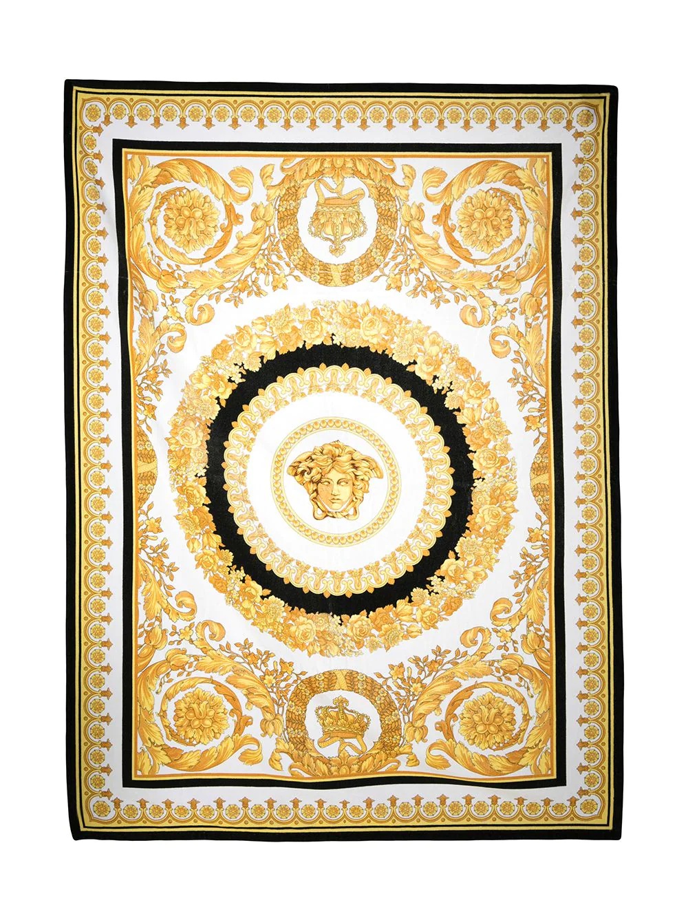 signature baroque print beach towel - 3