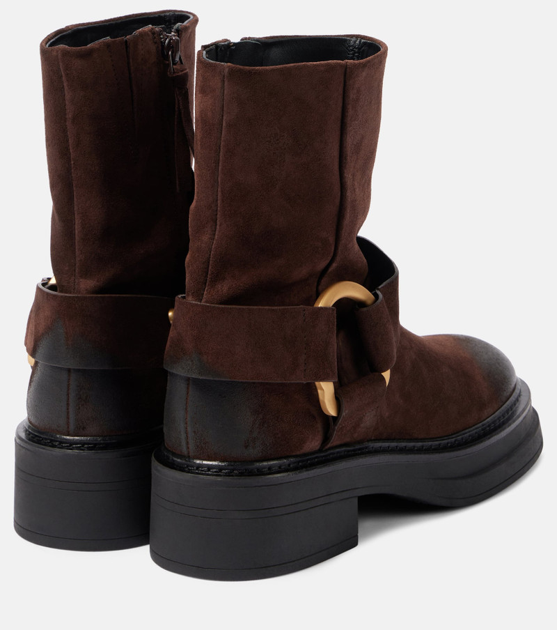 DOROTHEE SCHUMACHER Suede Softness biker boots outlook