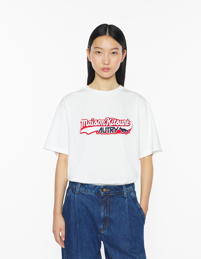 MAISON KITSUNE x AUTRY VARSITY TEE-SHIRT 6
