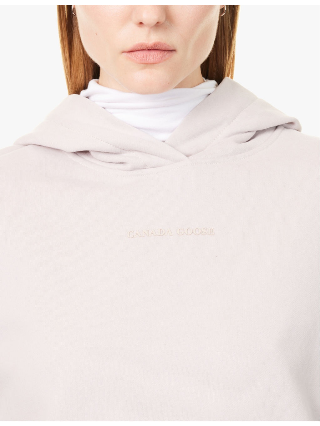 Muskoka rubberised-branding cotton-jersey hoody - 5