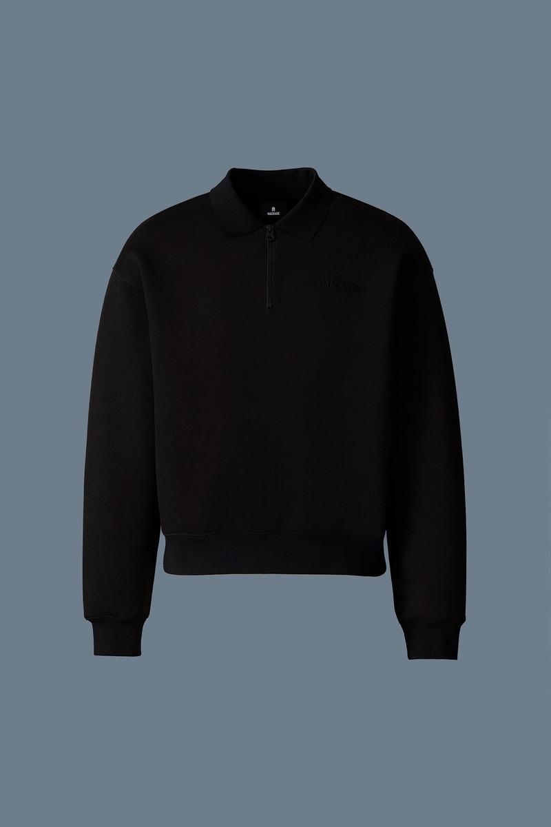 FELIX Half-Zip Double-Face Jersey Sweater 1