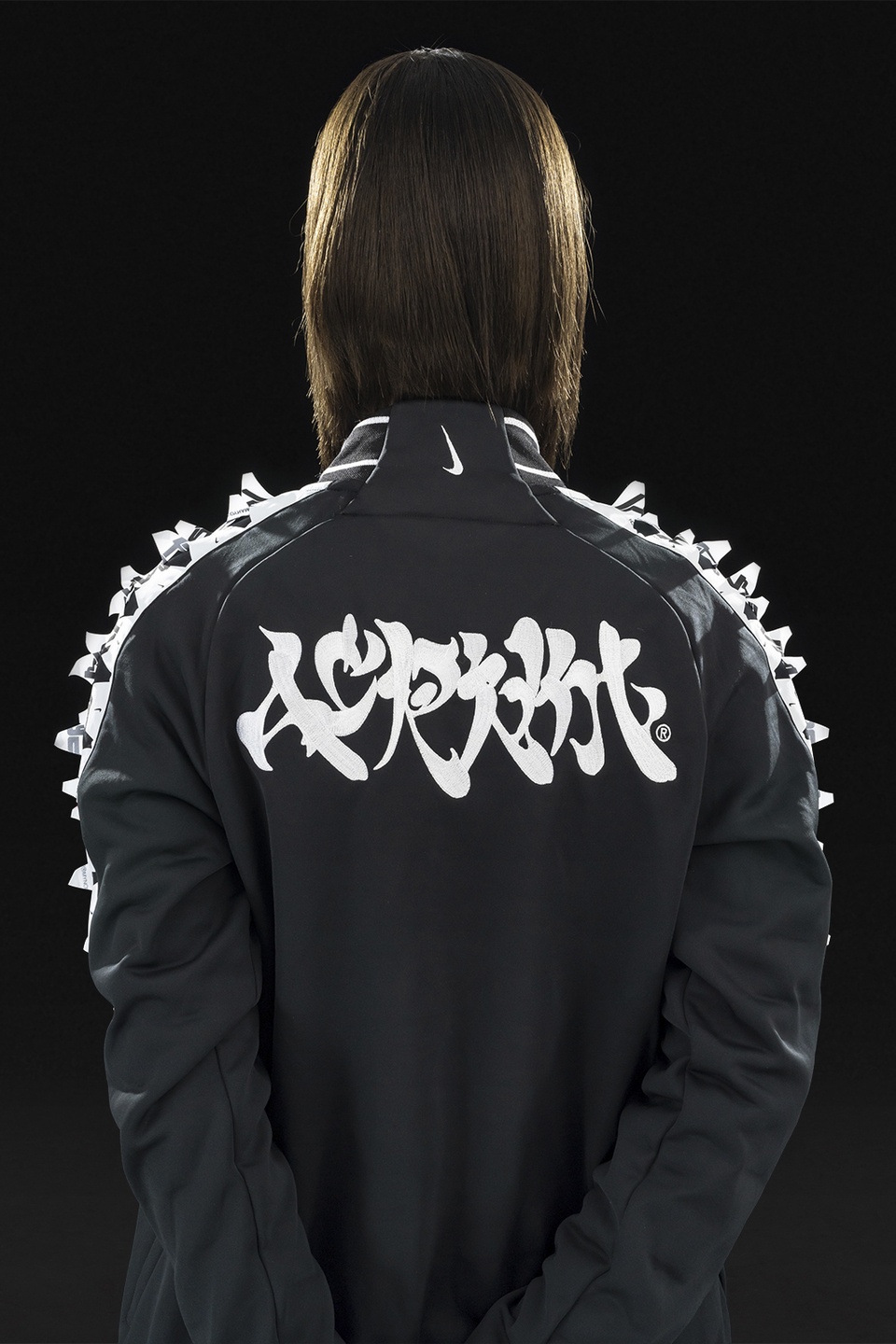 GGG-J1-010 Nike® Acronym® Track Jacket Knit Black/White - 26