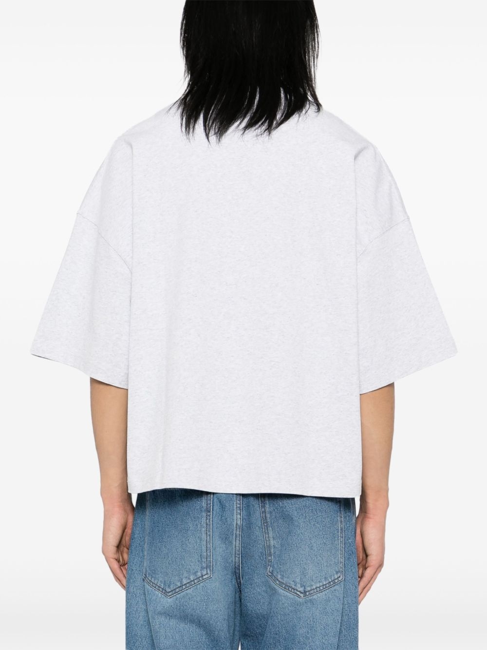 logo-embroidered t-shirt - 3