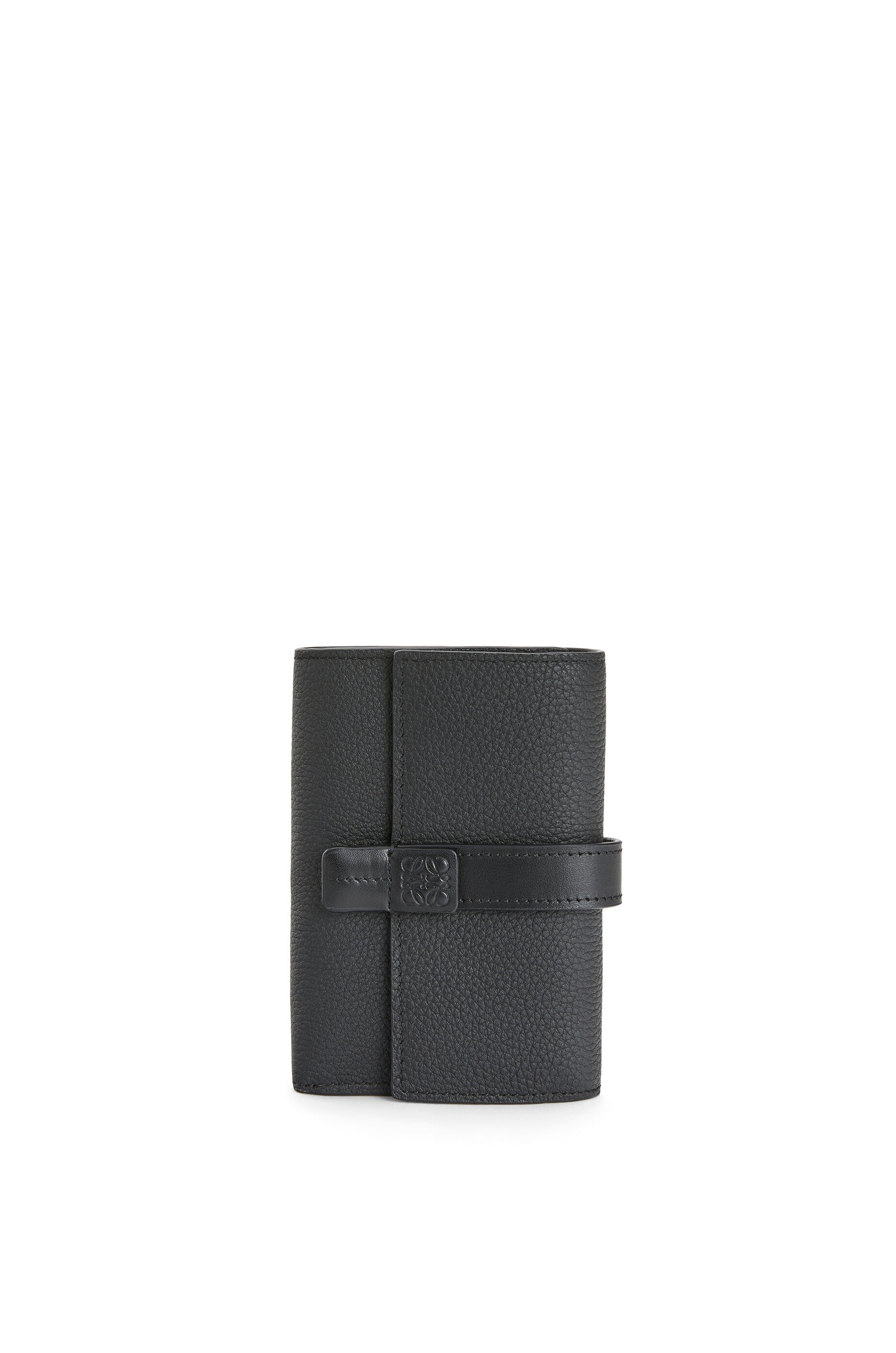 Small vertical wallet in soft grained calfskin - 6