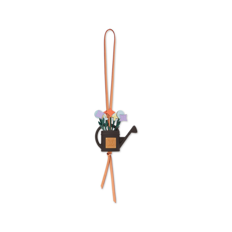LV Flowers Watering Can Bag Charm 1