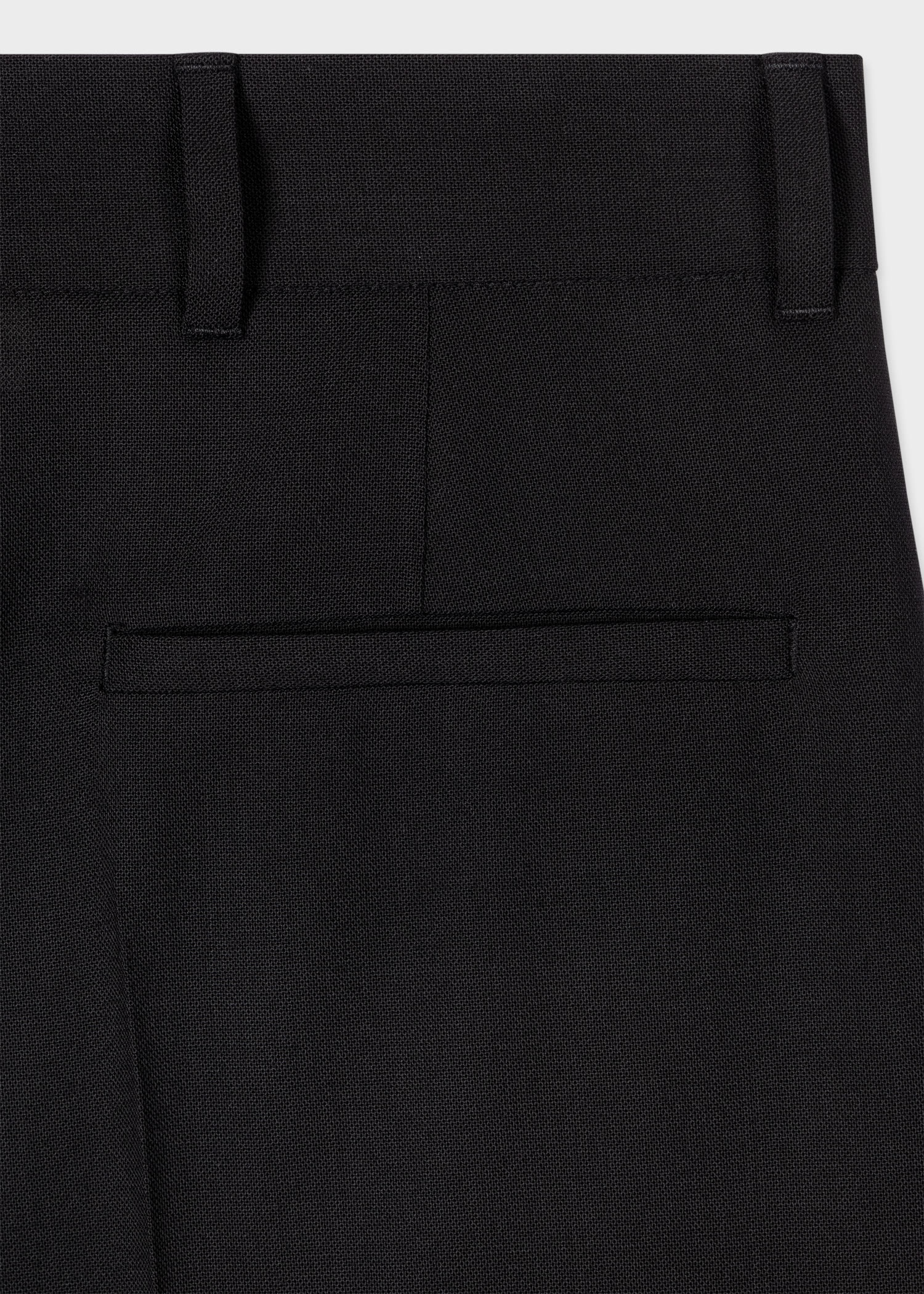 Double Breasted Contrast Wool Hopsack Suit - 6