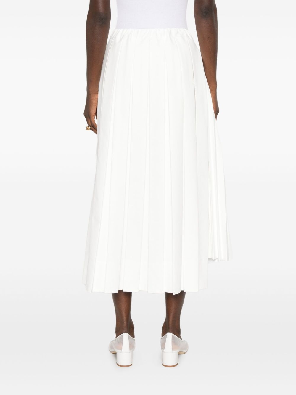 pleated midi skirt - 4