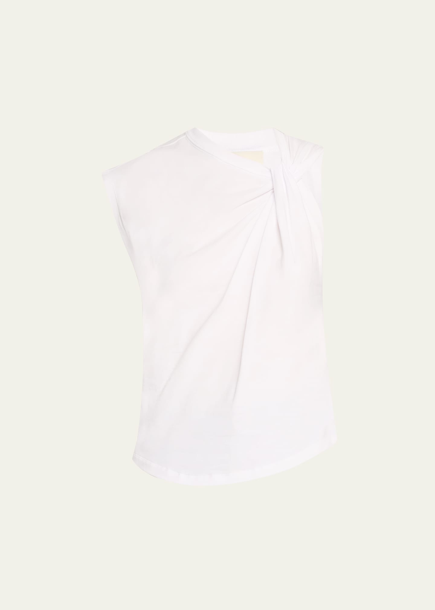 Nayda Twisted Cap-Sleeve T-Shirt - 1