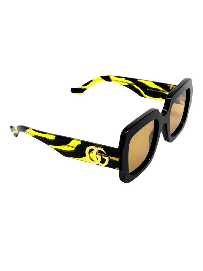 square-frame "Black" sunglasses 3