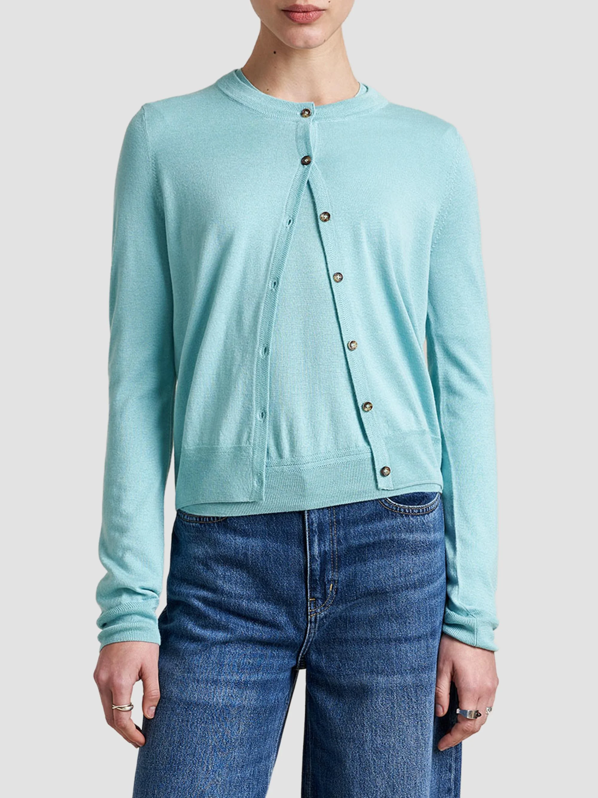 Women's Ben Cardigan - Aqua - 1