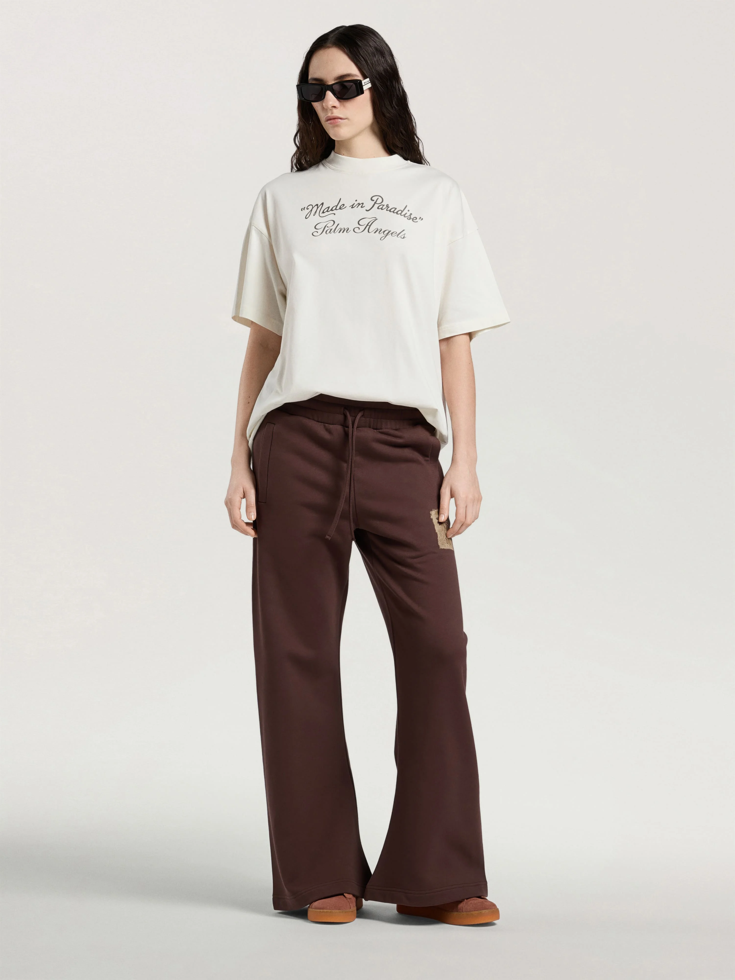 Brushed Palm Tree Sweatpants - 1