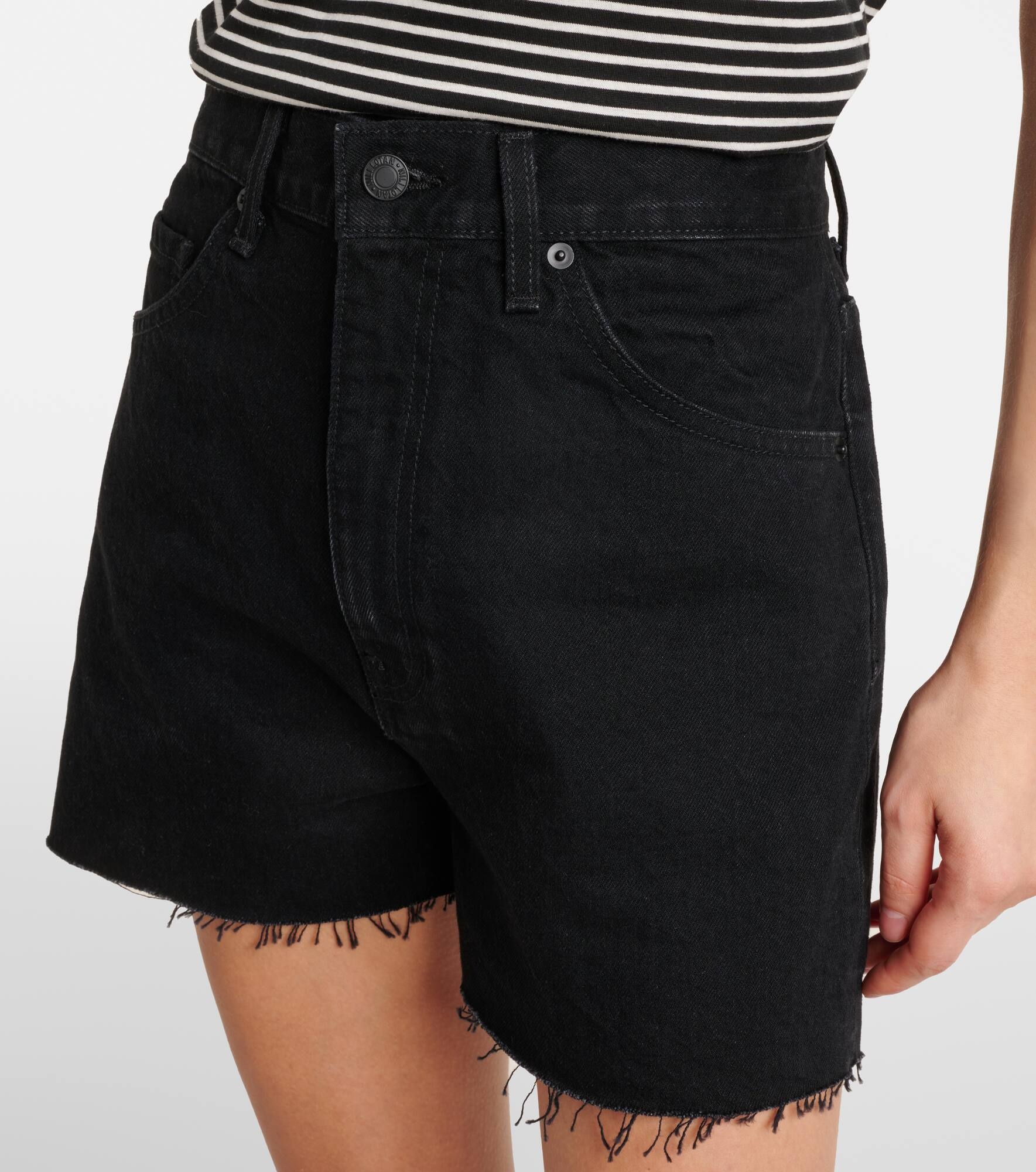 Cobain low-rise denim shorts - 4