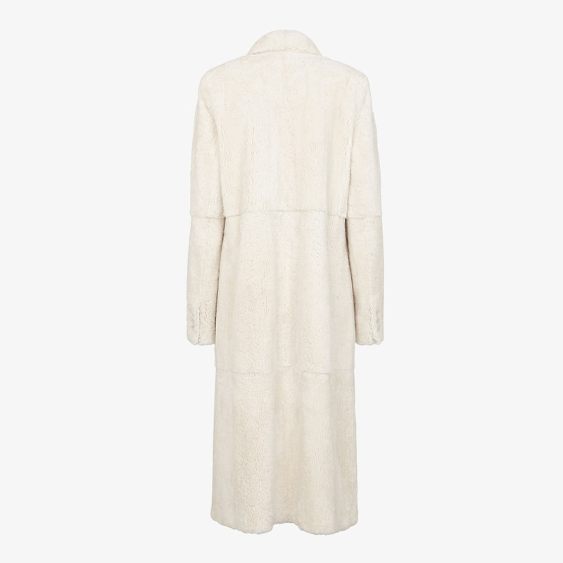 FENDI White mink coat outlook