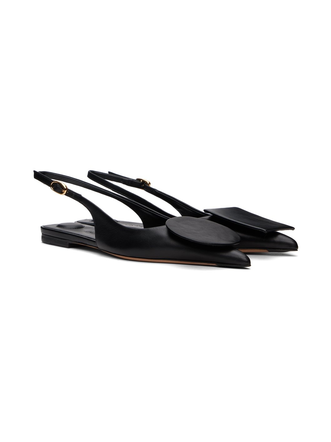 Black Les Classiques 'Les slingbacks Duelo plates' Ballerina Flats - 4