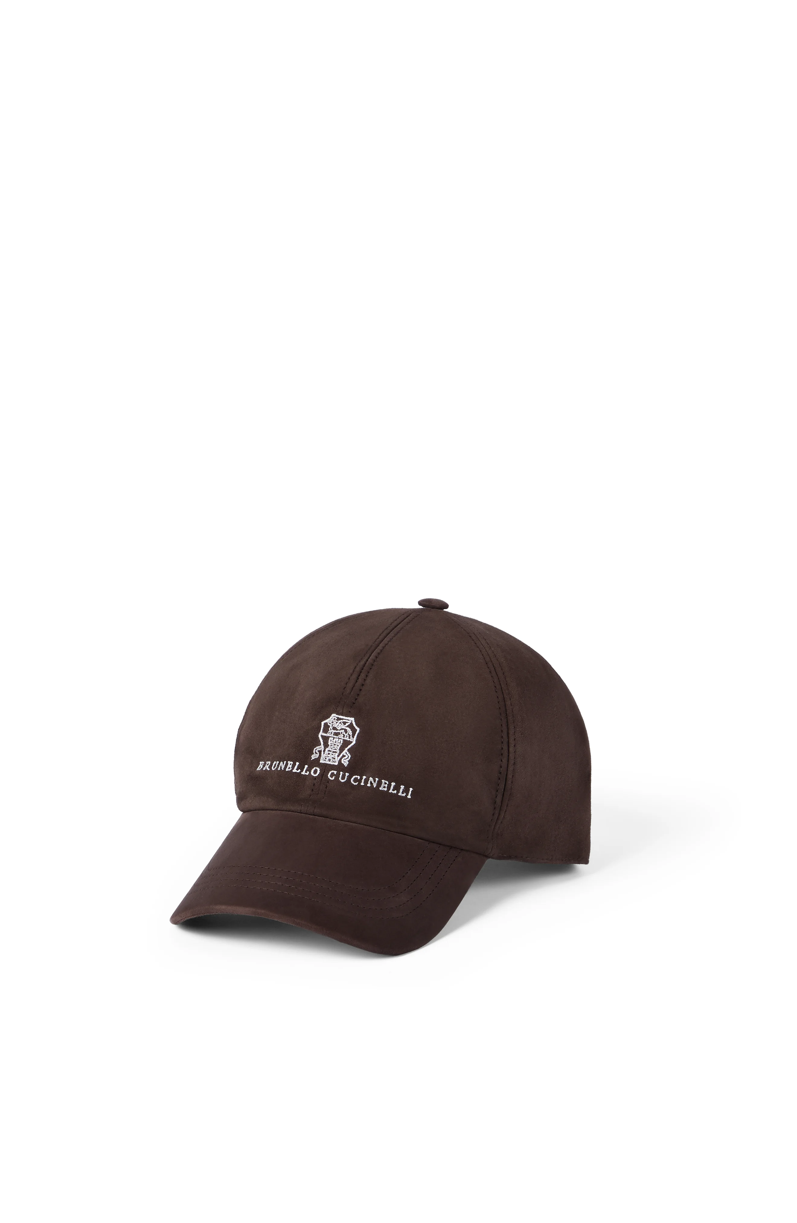 Brunello Cucinelli Suede baseball cap in Coffee at Nordstrom - 1