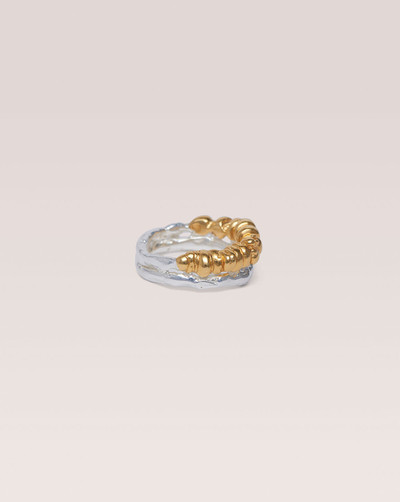Nanushka ANNI - Gold plated recycled silver ring outlook