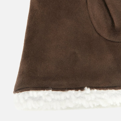 HOGAN Gloves in Leather Brown outlook