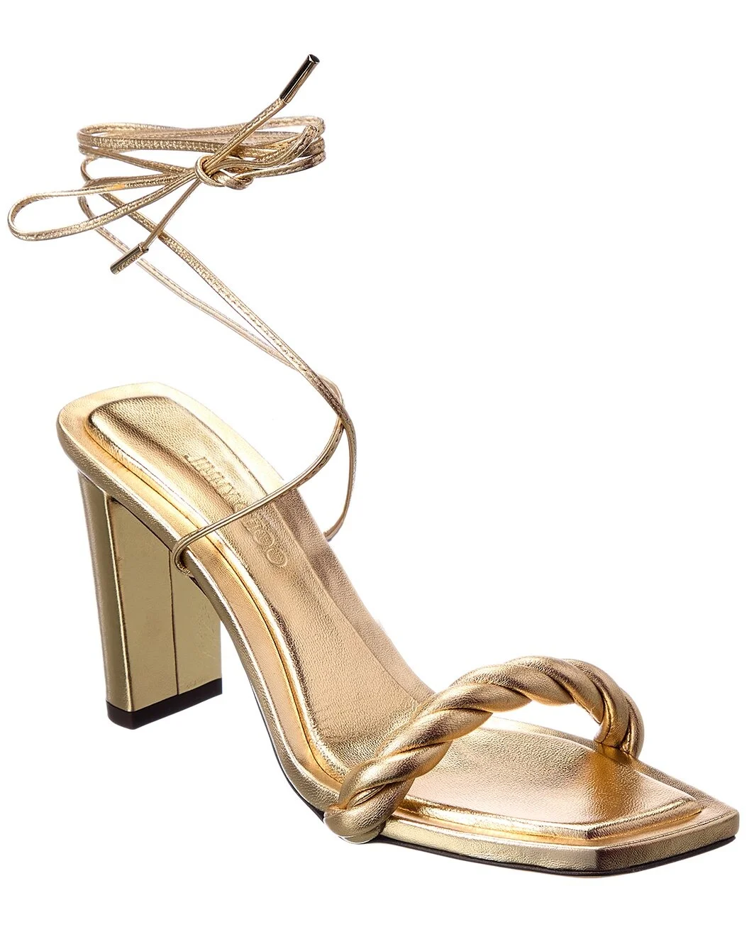 Jimmy Choo Diosa 85 Leather Sandal - 1