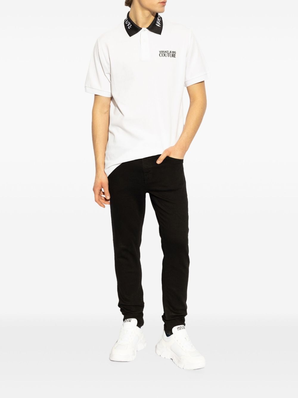 logo-patch jeans - 2