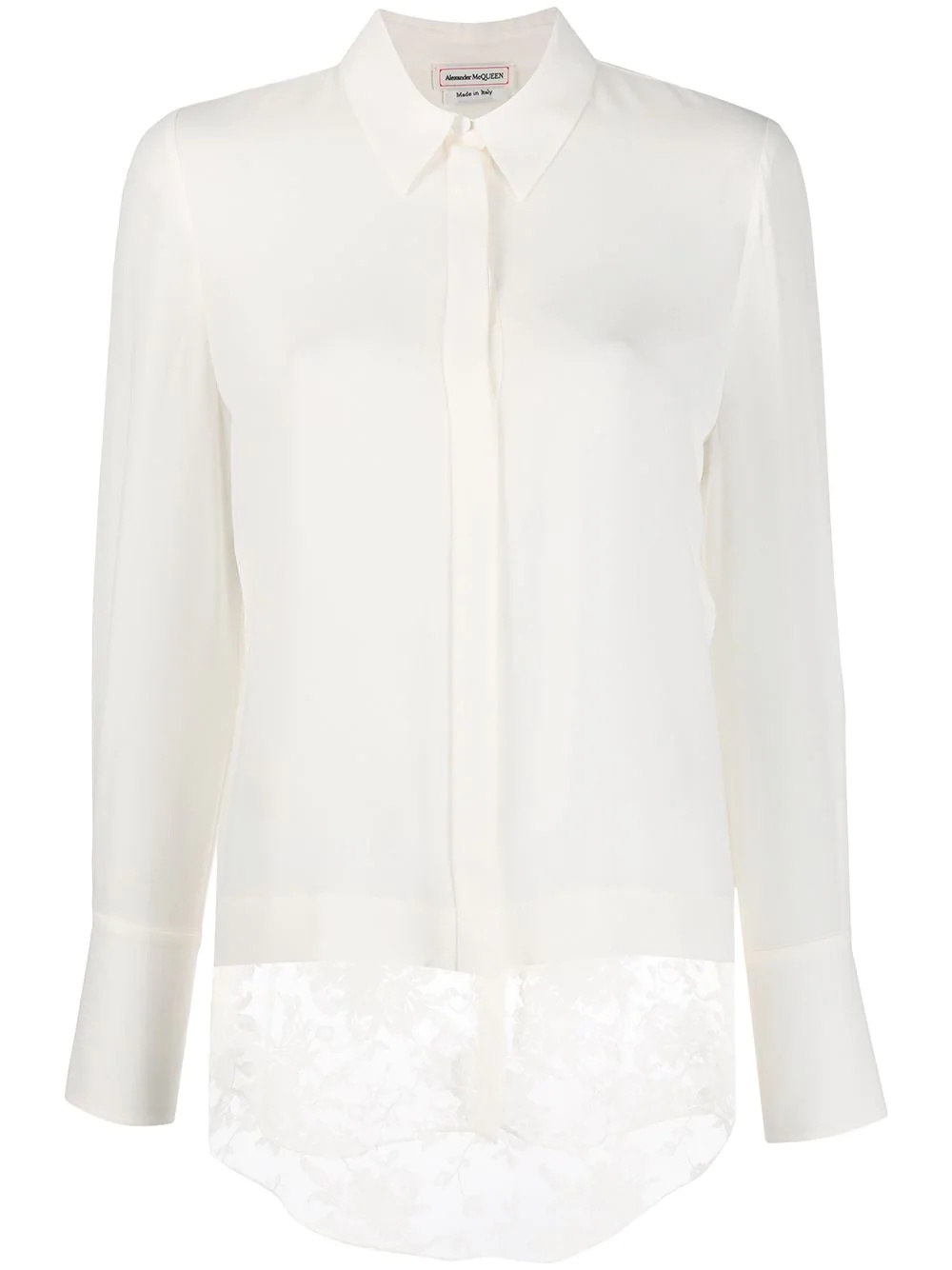 lace detail blouse - 1