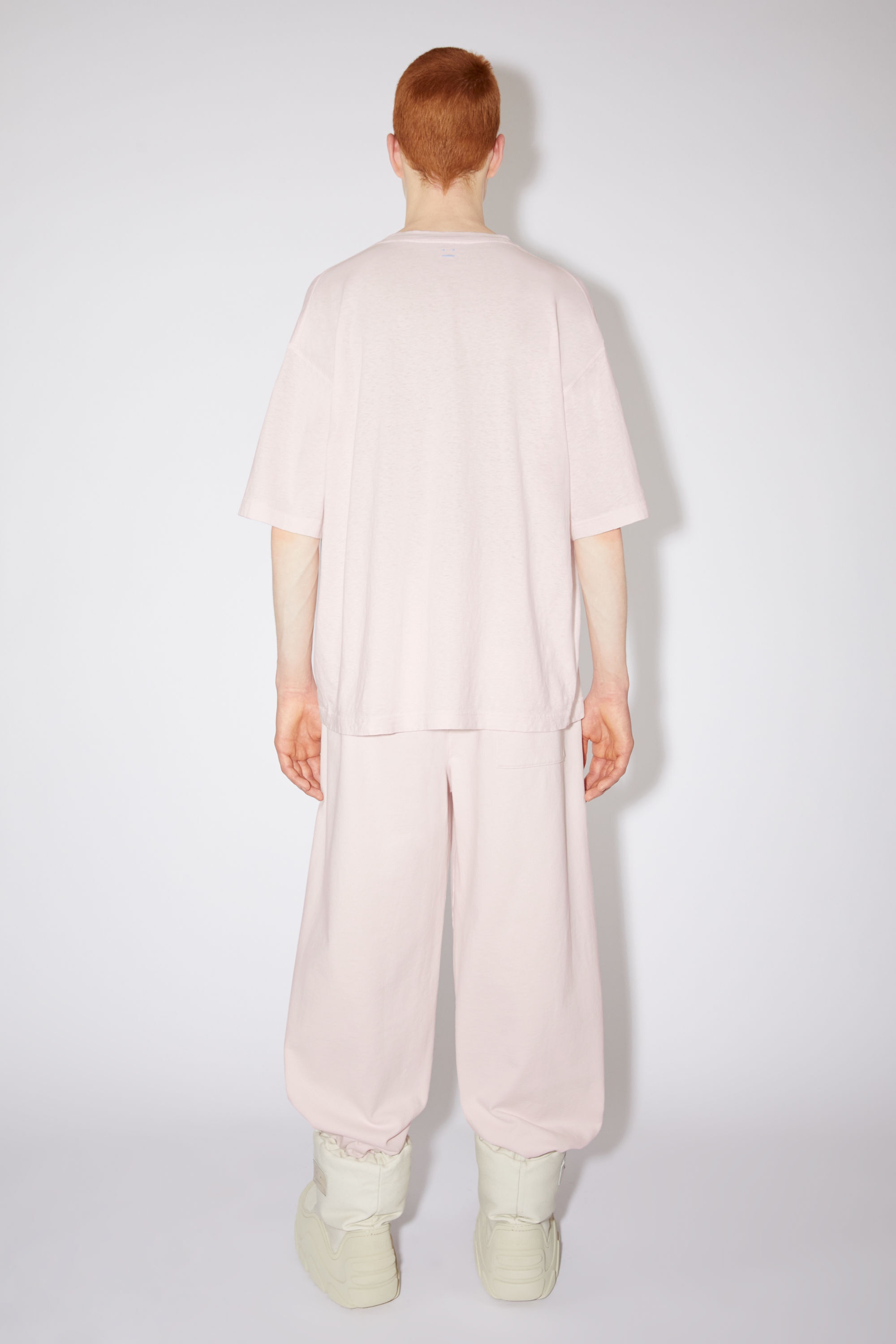 Crew neck t-shirt - Pastel pink - 3